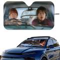 I-HarryS Movie Y-PotterS Drive Car SunShade Windshield Cover UV Protection Auto Visor Accessories For Cars. 