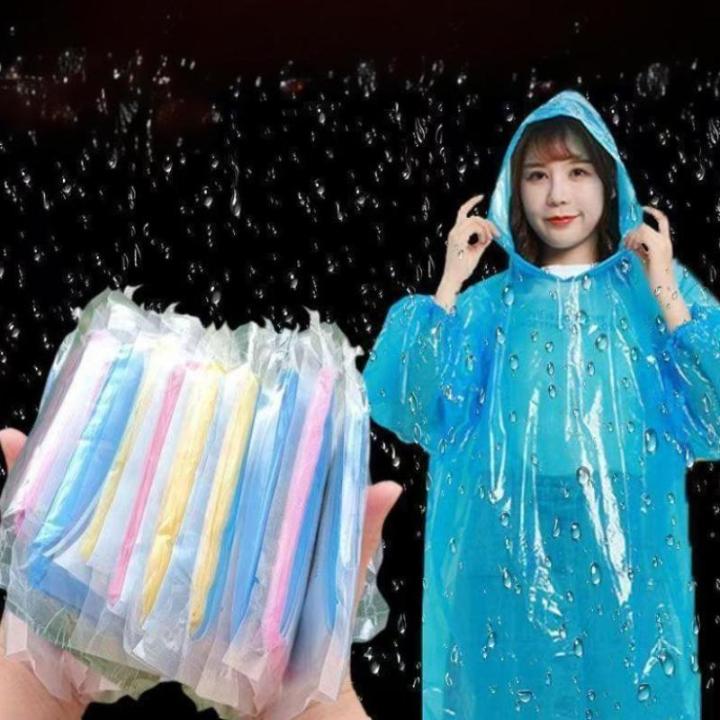 5Pcs/set Disposable Card Raincoats Portable Emergency Rainwears For Hiking Travel Camping Cycling Outdoor Gear Compact Durable