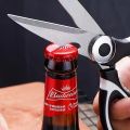 Multifunctional kitchen scissors Household fish cutting meat scissors Stainless steel scissors. 