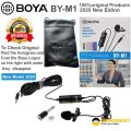 BOYA M1 BY- M1 Omnidirectional Condenser Lavalier Microphone. 