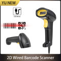 2d Barcode scanner Wired Scanner 2.4GWireless Reader 2d scanner Support Connect Multiple Device PC Laptop. 