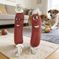 Dog Sausage Chew Toy - Bite-Resistant And Not Easy to Break, Interactive Training Teething Toy, Preferred Material, Dog Chew Toy.