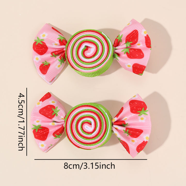 2Pcs%20Candy%20Bow%20Hair%20Clips%20Sweet%20Strawberry%20Heart%20Print%20Hairpins%20Rainbow%20Barrette%20For%20Girls%20Kids%20Children%20Headwear%20Accessories%20-%20Image%206