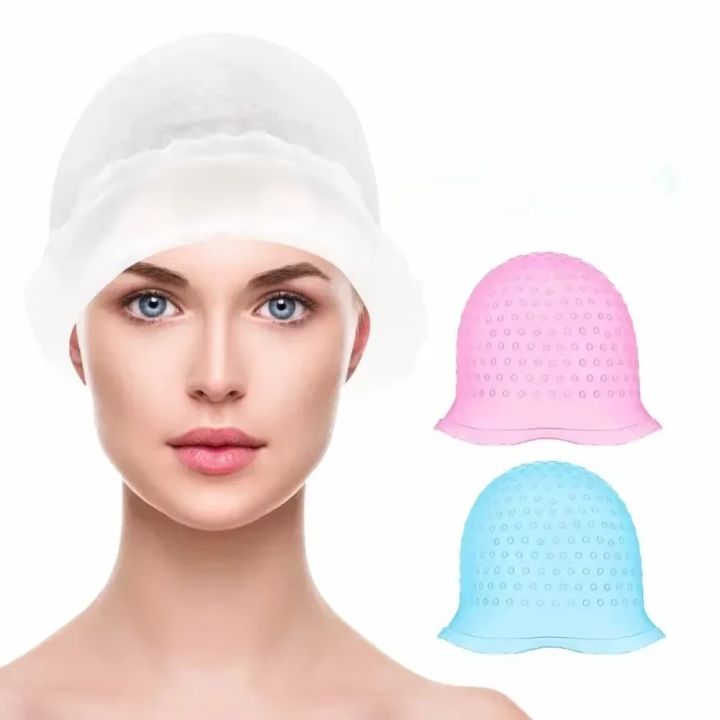 2Pcs/set%20Hairdressing%20Hair%20Dyeing%20Caps%20With%20Metal%20Hooks%20Professional%20Barber%20Silicone%20Hair%20Dye%20Cap%20Barbershop%20Salon%20Styling%20Tools%20-%20Image%202