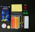 Full Body Glow Costume Kit 136 Pcs Glowing Stick And Ring Set 7 Different Color Long Time Glow UpTo 10 Hours Water Proof Non Leaking High Quality Glowing Costume Kit For Family Fun Time. 