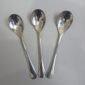 NOVA 6 pcs stainless steel long sup spoon 6 inches long silver colour. 