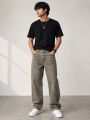 Baggy Full Length  Jeans Pant For Men| Loose Baggy Black Pant For Men. 