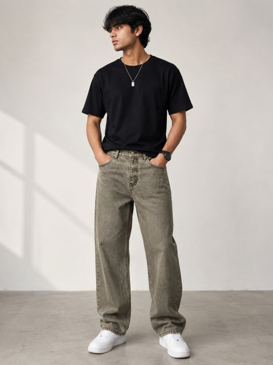 Baggy%20Full%20Length%20%20Jeans%20Pant%20For%20Men%7C%20Loose%20Baggy%20Black%20Pant%20For%20Men%20-%20Image%202