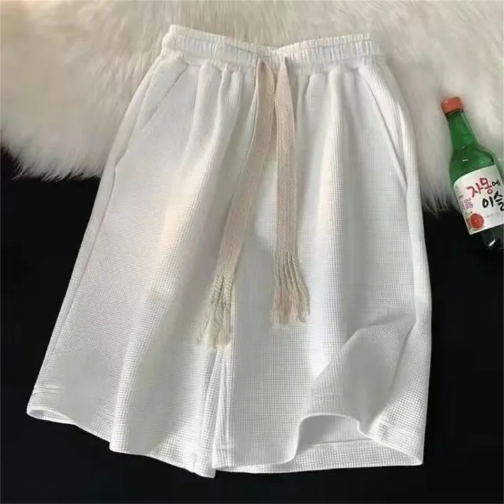 Solid%20Breathable%20Shorts%20Summer%20Men's%20Fashion%20Trendy%20Brand%20Lightweight%20Drawstring%20Basketball%20Sports%20Fitness%20Large%20Middle%20Pants%20-%20Image%202