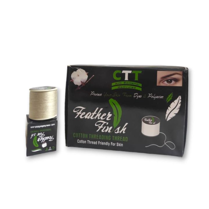 Feather Fin sh Cotton Threading Thread: For Gentle and Effective Eyebrow Shaping