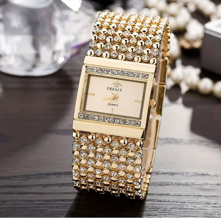 Elegant%20Full%20Diamond%20quartz%20Gorgeous%20Stone%20wristwatch%20for%20Women%20-%20Image%204
