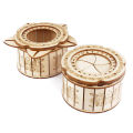 3D Puzzle DIY Wooden Mechanical Box Assembly Model  Birthday Halloween  . 