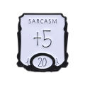 TRPG DICE Game Collect Badge Enamel Pins I'm Fine Black Playing Dice Brooches Backpack Lapel Badge Jewelry Gift for Fans Friends. 