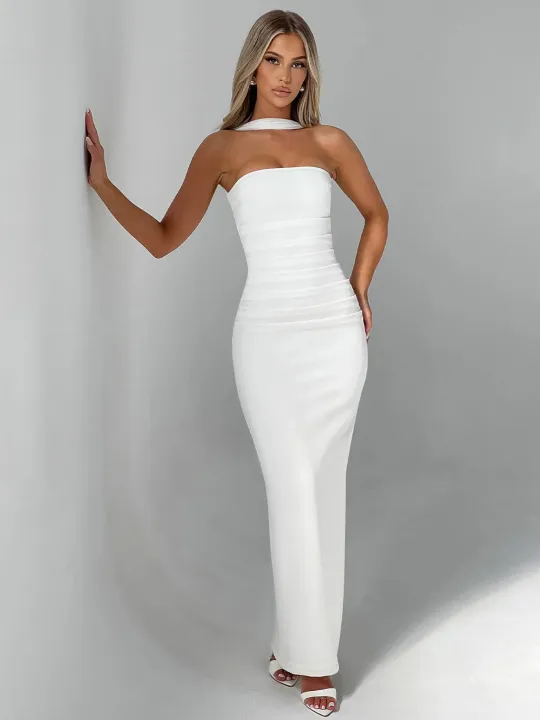 Hugcitar%20Elegant%20Scarf%20Strapless%20Solid%20Mesh%20Gloves%20%20Bodycon%20Maxi%20Prom%20Dress%20Women%20Fashion%20Y2K%20Outfits%20Wedding%20Party%20Birthday%20-%20Image%207