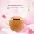 USB Ultrasonic Cool Mist Sprayer Essential Oil Fragrance Mini Home Wood Grain Air Humidifier Electric Air Aroma Diffuser Purifie. 
