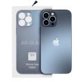 Ag Frosted matte glass back cover with lens protector for iphone 12 pro. 