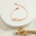 Custom Couple Name Bracelet. 