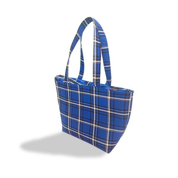 home made cotton fabric tote bag
