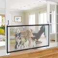 Dog Fence Netting Barrier Pet Isolati Network Folding Breathable Mesh Play Dog Safety Fence Doorway Pet Products Protect. 