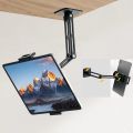 Adjustable Tablet Wall Mount Phone Stand Long Arm 360 Degree Rotatable Cantilever Desk Bed Holder for 4.7-12.9 inch Support iPad.