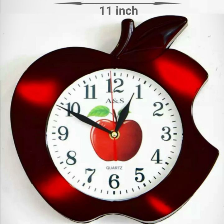 "Apple%20Wall%20Clock%20%7C%20Wall%20Clocks%20%7C%20High-Quality%20Timepiece%20for%20Home%20and%20School%20%7CHigh%20Quality%20Wall%20Clock%20%7C%20Wall%20Clock%20For%20Bedroom%20Fancy%20%20%7C%20Home%20Decoration%20Fancy%20Round%20Design%20%7C%20New%20Design%20Plastic%20Wall%20Clock%20%7C%20New%20Wall%20Clock%20%7C%20Clock%20For%20Office"%20-%20Image%202