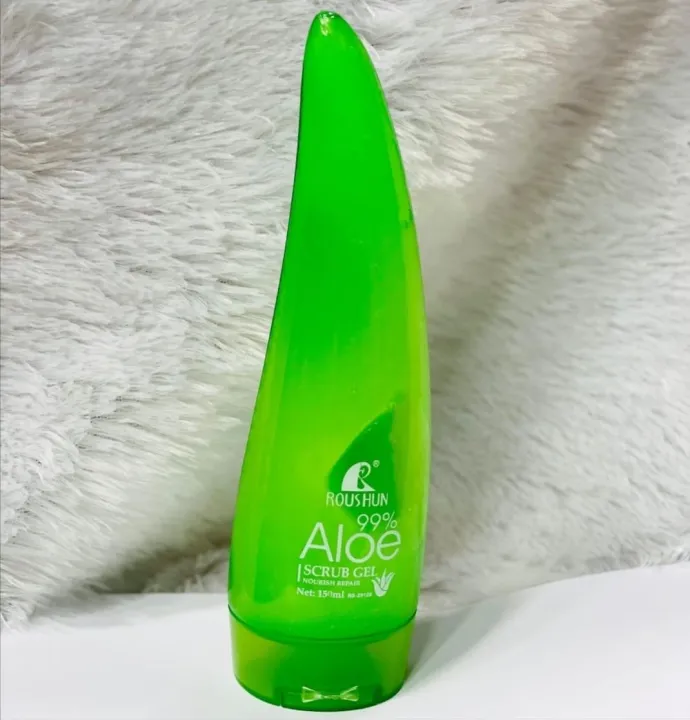 Roushun%20aloe%20vera%20scrub%20gel%20150ml%20-%20Image%202