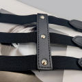 Wide Y2K Elastic Corset Belt Female Tassel Stretch Cummerbunds Designer Belts For Women Goth Black Waistband Plus Size.