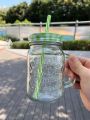 Juice Jar Juice Mug Mug with lid and straw BEST QUALITY.