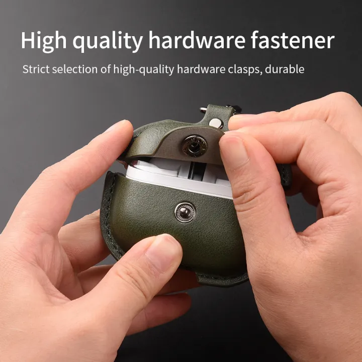 Luxury%20Leather%20PU%20Cover%20For%20%20Buds%203%20Pro%20Buds3%20Case%20For%20%20%20Buds%203%20Buzz%203%20Pro%20Funda%20Headphone%20Sleeve%20With%20Hook%20-%20Image%204