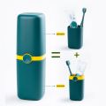 Oho 2in1 toothbrush holder storage box with magnetic suction cup holder storage bathroom space saving creative fashion. 