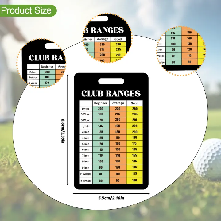 Golf%20Club%20Range%20Chart%20Card%20Gift%20for%20Beginners%20Seasoned%20Golfers%20Men%20and%20Women%20Golf%20Yardage%20Book%20Yardage%20Card%20Easily%20Carry%20tool%20-%20Image%205