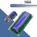 1602 16x2 HD44780 for Arduino Character 5V LCD Blue Screen 1602A IIC/I2C Serial PCF8574 Interface Adapter Plate Module DIY KIT. 