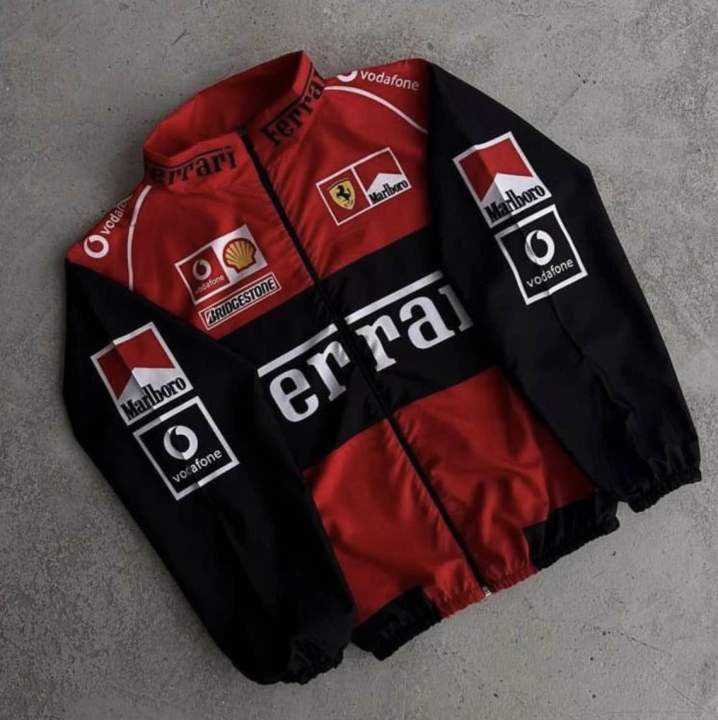 Winter ferrari parachute jacket