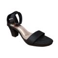 Black cover womens heels by choiceit ruky new arrivala latest trending velvet footwears. 