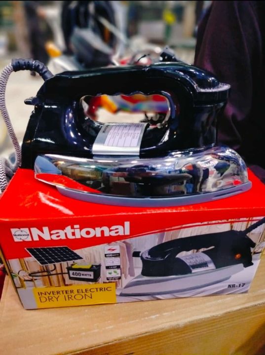 IRON | NATIONAL INVERTER IRON | 400W - Energy Efficient Heavyweight UPS And Solar Dry Iron Energy Saving istari NATIONAL INVERTER IRON | 400-500W - Energy Efficient Heavyweight UPS And Solar Dry Iron Energy Saving