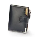 Baellerry Short Luxury Men Wallets Zipper Coin Pocket Card Holder Male Wallet Clutch Photo Holder Brand Man Purses Wallet. 