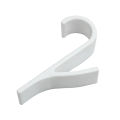 Bathroom Hanger Clips Storage Racks White Clear Hanger Heated Towel Radiator Rail Clothes Scarf Hanger Hooks Holder.