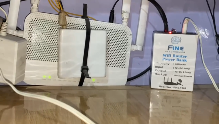 WiFi Router Power Bank – 12V Mini Battery Backup for WiFi Routers ...