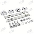 Modified motorcycle trunk accessories, upper and lower cover plates, foot hinges, backrest, stainless steel lock seal, reflectiv. 