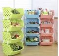Kitchen vegetable rack 4 tries stand globe. 
