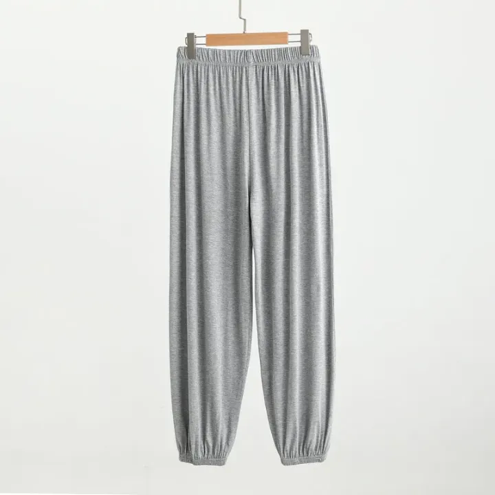 Modal%20Men's%20Leg%20Binding%20Mosquito%20Proof%20Pants%20Sleeping%20Pants%20and%20Home%20Pants%20Casual%20and%20Versatile%20Lantern%20Pants%20Fall%20and%20Winter%20-%20Image%204