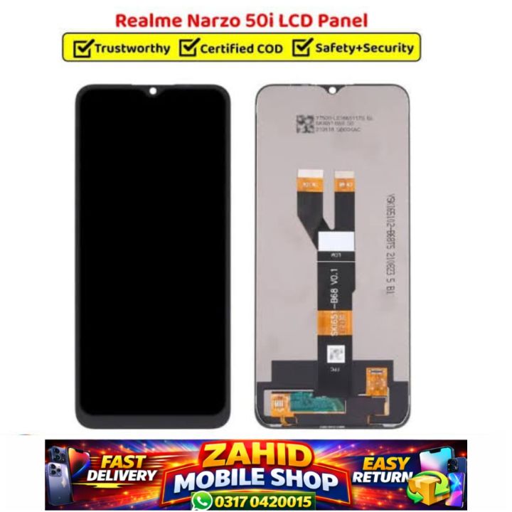 Realme Narzo 50i Panel Lcd touch screen Unit | Realme Narzo 50i Panel Screen touch Display | Zahid Mobile Shop