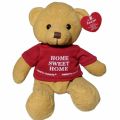 Teddy Bear Habitat For Humanity Stuffed Plush Brown red Shirt 13" Home sweet birthday gift for boys & girls. 