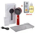 Electric Massage Comb Vibration Massager Red Light Follicle Comb Scalp Brush Hair Growth Anti Hair Loss Liquid Oil Applicator. 
