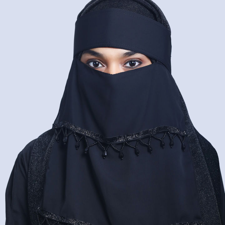 Stylish%20Double%20Layer%20Niqab%20with%20Sequins%20&%20Beads%20%7C%20Trendy,%20Comfortable,%20Easy-to-Wear%20Design%20for%20Women%20-%20Image%202