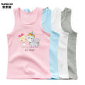 Kids Girl Cute Unicorn Singlet Summer Baby Girls Cotton Tops Toddler Clothes Children Sleeveless Cartoon T-shirts. 
