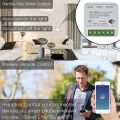 16A 20A 2-Way Control Tuya WiFi Smart Switch RF 433Mhz Relay Breaker Module Smart Life App Remote Works with  Home Alexa. 