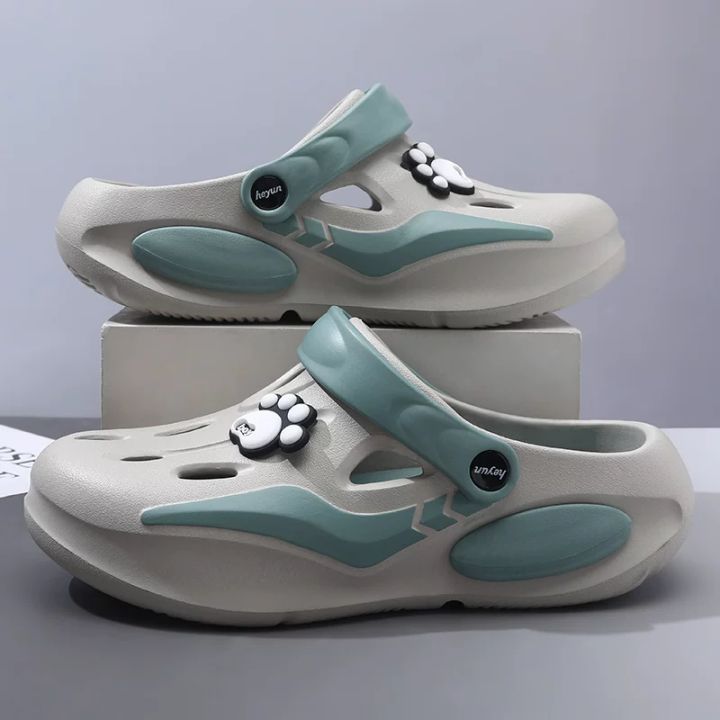 1Lightweight%20Soft%20Sole%20Two-way%20Wear%20Home%20Garden%20Clogs%20Crocs%20For%20Men%20-%20Image%202
