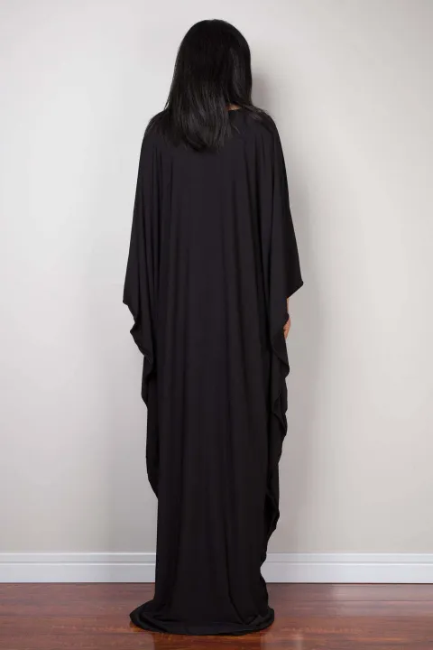 Cover%20Up%20Women's%20Casual%20Kaftan%20Plus%20Size%20Beach%20Outfits%20%20Dress%20Batwing%20Sleeve%20Bathing%20-%20Image%203