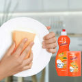 Minister Chaad High-quality Dish Washing Liquid - Orange Fresh Flavor - 500ml (250ml Refill Free). 